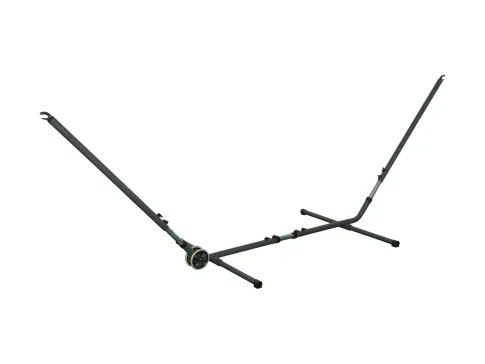 Cuba Gigante anthrazit - Hängemattenständer aus Stahl XL  längen- und höhenverstellbar by MacaMex MA-20072 color Grau / Silber